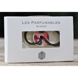 Les Parfumables - Armband - Parfumvrij - Rond - Rode - Roze  - Bloemen - Doosje