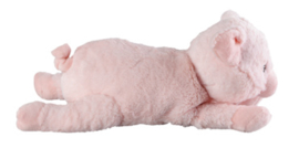 Warmies - Knuffel  Mini Geluks Varken  Magnetronknuffel  Roze  Lavendel  Geur