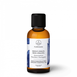 Basilicum olie - Etherische olie Ocimum Basilicum, bio. Florihana 5, 15 of 50 gram