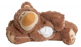 Warmies -Knuffel - Sleepy Bear -  Beer - Bruin - Magnetron - Mintkruiden - Geur