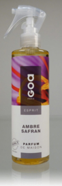 Goa Esprit Huisparfum Verstuiver  Ambre Safran Amber  Safraan Geur - 250 ml.