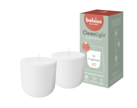 Bolsius - Clean Light Navullingen Geurloos 2 stuks.