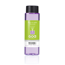 GOA - Navulling Huisparfum   Figue  Mûre Sauvage  geur - Inclusief Geurstokjes - - 250 ml.