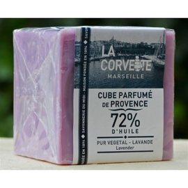 La Corvette - Marseillezeep   Blok  Lavendel Geur Lila - 200 gram.