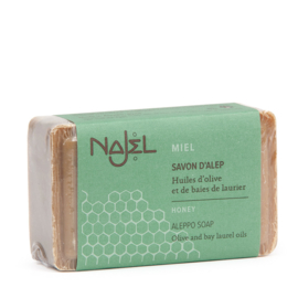 Najel - Aleppo - Zeep - Honing - Laurier - Geur - Syrie - Anti-bacterieel - 100 gram.