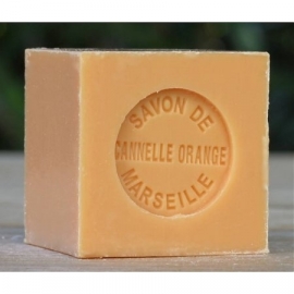 Lumière de Provence - Marseille miniblokje kaneel/sinaasappel  (cannelle/orange)100 gram