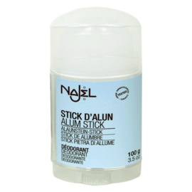 Najel - Aleppo - Deo  Stick  Aluin  Steen - 100% Natuurlijk - Vegan - 100 gram.