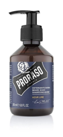 Proraso - Baard Shampoo  Azur  Lime Citrus  Limoen  Geur - 200 ml.