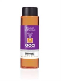 GOA - Navulling Huisparfum Bouquet de Provence geur - Inclusief Geurstokjes - 250 ml.