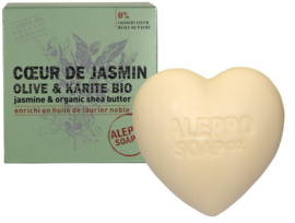 Aleppo Soap Co. - Hartzeep -Jasmijn - Geur - Olijfolie - Laurierbesolie - 200 gram.