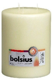 Bolsius - Mammoet - Kaars - Kleur - Ivoor - 3 Lonten - Ø 200/150 1 stuk