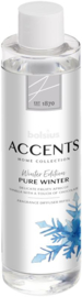 Bolsius Accents - Navulling Huisparfum Pure Winter  Abrikoos Geur -  200 ml.