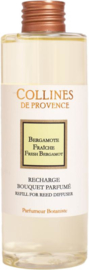 Collines de Provence - Navulling - Bergamot - Huisparfum - Citrus - Geur - 200 ml.