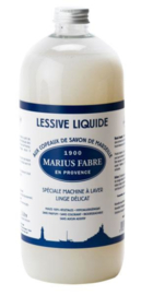 Marius Fabre -  Zeepvlokken Wasmiddel   Vloeibaar - 100% Natuurlijk - 1 Liter.