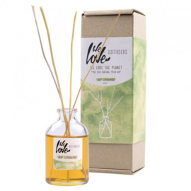 We Love The Planet - Huisparfum - Light Lemongrass - Geurstokjes - Kajute - 50 ml.