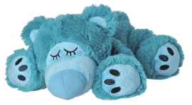 Warmies -  Knuffel - Sleepy Bear - Beer - Turquoise  - Magnetron - Lavendel