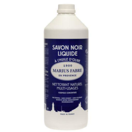 Marius Fabre -  Savon Noir - Lavoir  - Zwarte  - Zeep - 1 Liter - Fles