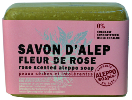 Aleppo Soap Co. - Aleppo Roos  Zeep  Rozenbloem en Laurierolie - 100 gram
