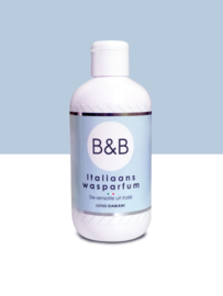 B&B Italiaans Wasparfum Lotus Diamant Frisse Zuivere Geur - 250 ml.