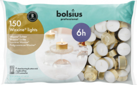 Bolsius Professional  - Horeca  Waxinelichten 6 uur 150 stuks.