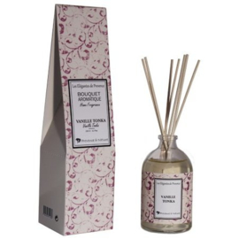 Provence & Nature -  Vanille Tonka - Geurstokjes - Huisparfum - Diffuser - 100 ml.