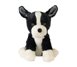 Warmies - Knuffel Hond  Boston Terrier  Magnetronknuffel Lavendel  Geur