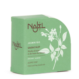 Najel - Aleppo zeep olijf jasmijn  alle huidtypen   Zoete Sensuele geur - 100 gram.