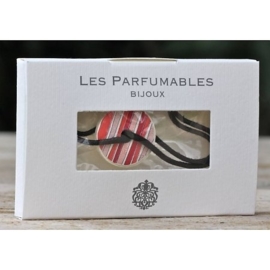 Les Parfumables - Armband - Parfumvrij - Rond - Rood - Roze - Gestreept - Doosje