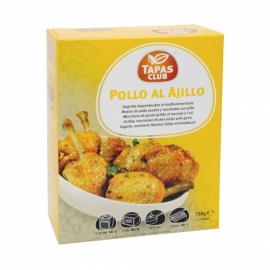 TAPAS CLUB POLLO AL AJILLO CHICKEN WINGS - 6 x  approx. 25p