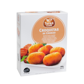 TAPAS CLUB CROQUETAS DE CHORIZO 25g - 6 x ca. 32st