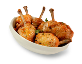 TAPAS CLUB POLLO AL AJILLO CHICKEN WINGS - 6 x  approx. 25p