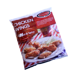 Kitchen Club BLK 1* Hot & Spicy Chicken Wings 2 x 2500g
