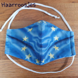 Mondkapje, vlag EU. (L)