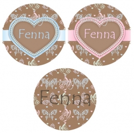 Sleutelhanger met naam "Fenna".