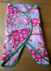 Wrapper, roze patchwork.
