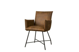 TROFA ARMCHAIR - FABRIC AMAZON 9 COGNAC