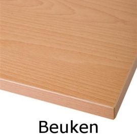 Tafel TR21239, RVS,  120x60cm, blad naar keuze