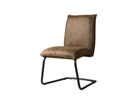 PINTO SIDECHAIR - FABRIC YBF-95 DARK BROWN