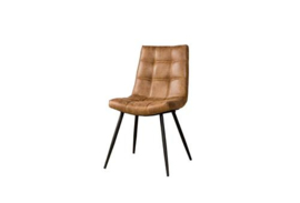 NAVARRA SIDECHAIR - FABRIC T-COGNAC