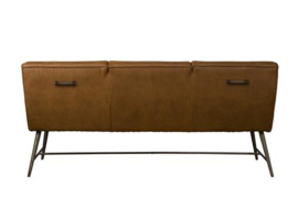 BELMONTE BENCH 155 - FABRIC CHEROKEE 8 COGNAC