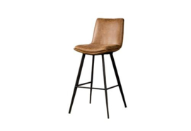 PAMPLONA BARSTOOL - FABRIC T-COGNAC