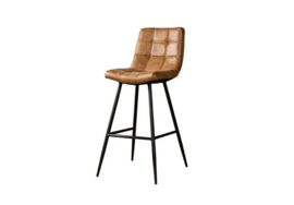 NAVARRA BARSTOOL - FABRIC T-COGNAC