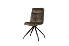 ROTA SWIVEL SIDECHAIR - LUSH 822-227 BROWN