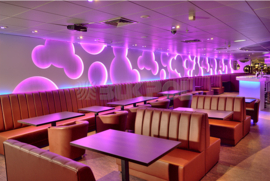 Horeca treinbank Lounge Stripes