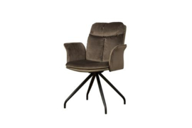 ROTA SWIVEL ARMCHAIR - LUSH 822-227 BROWN