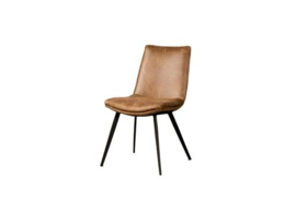 PAMPLONA SIDECHAIR - FABRIC T-COGNAC