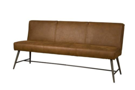 BELMONTE BENCH 185 - FABRIC CHEROKEE 8 COGNAC