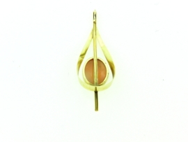 gouden hanger met camee