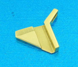 gouden hanger driehoek