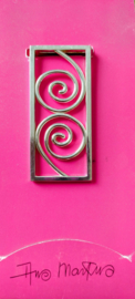 Zilveren broche "Inner Circle Clip" design Ans Markus